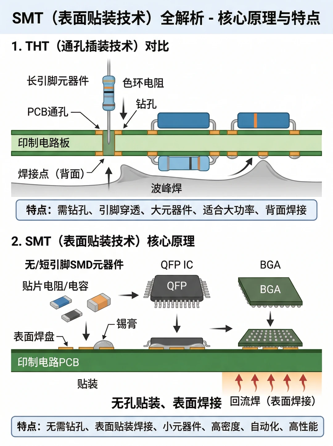 SMT表面贴装技术✨电子人必看干货