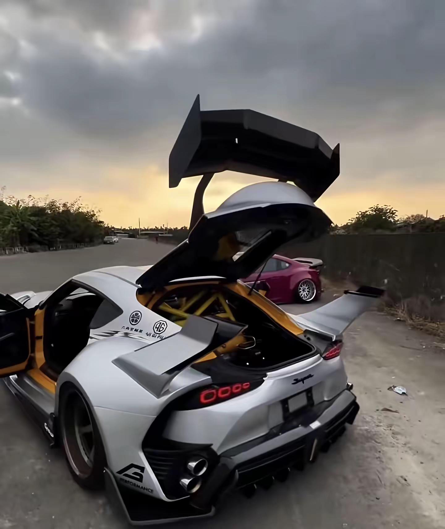 dreamcar梦想之车 性能怪兽 内燃机浪漫永不落幕 丰田supra牛魔王 丰田supra
