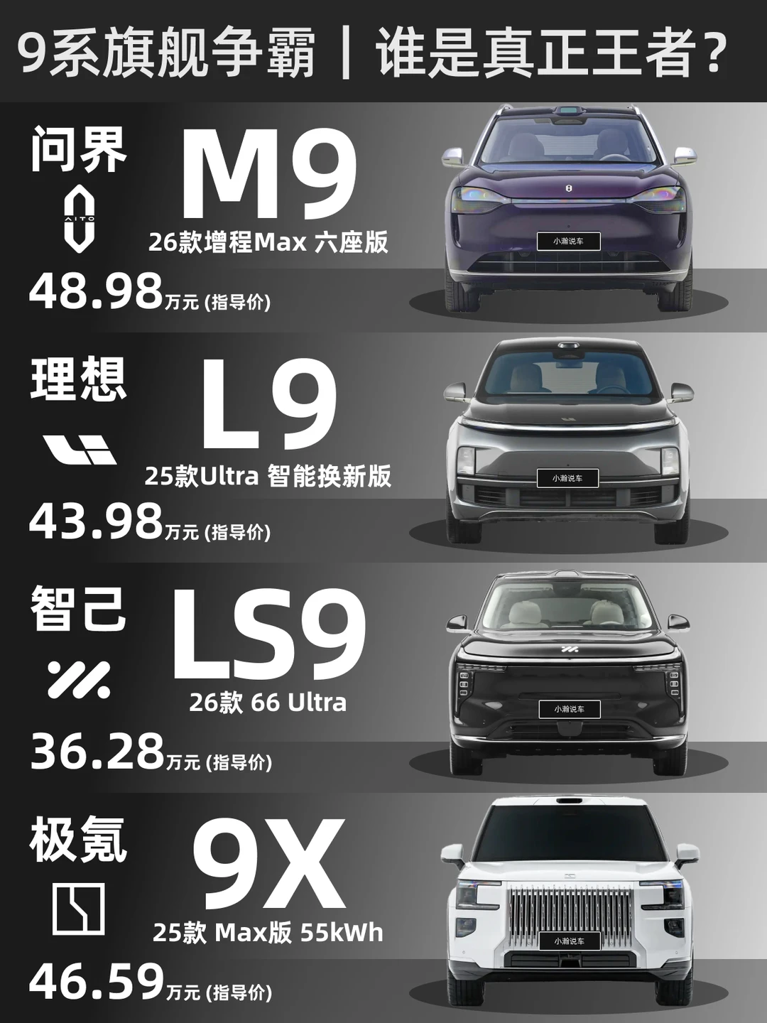 9系旗舰争霸｜谁是真正王者 ❓