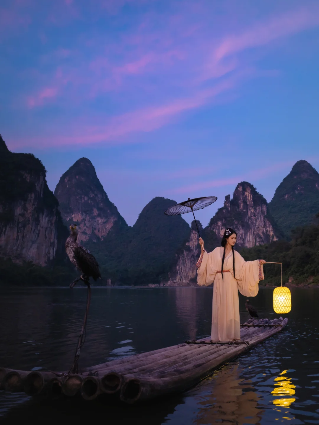 青山含黛，渔舟唱晚！好爱中式山水