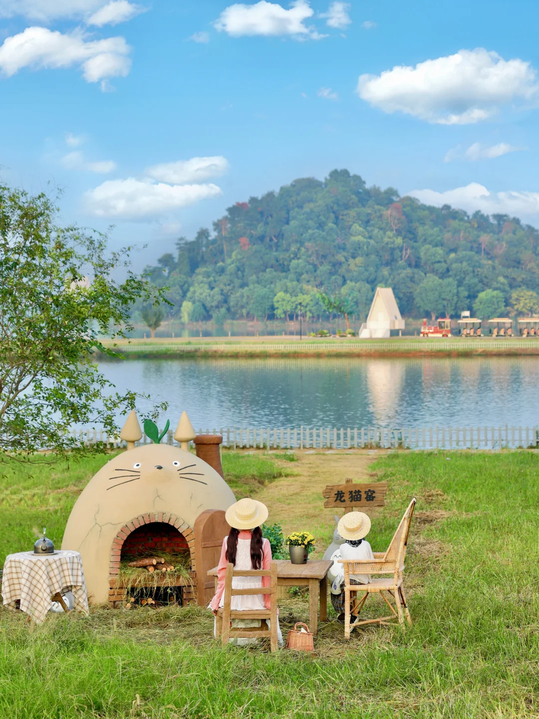 巨新‼️武汉周边1h🚗来宫崎骏童话世界露营🍖