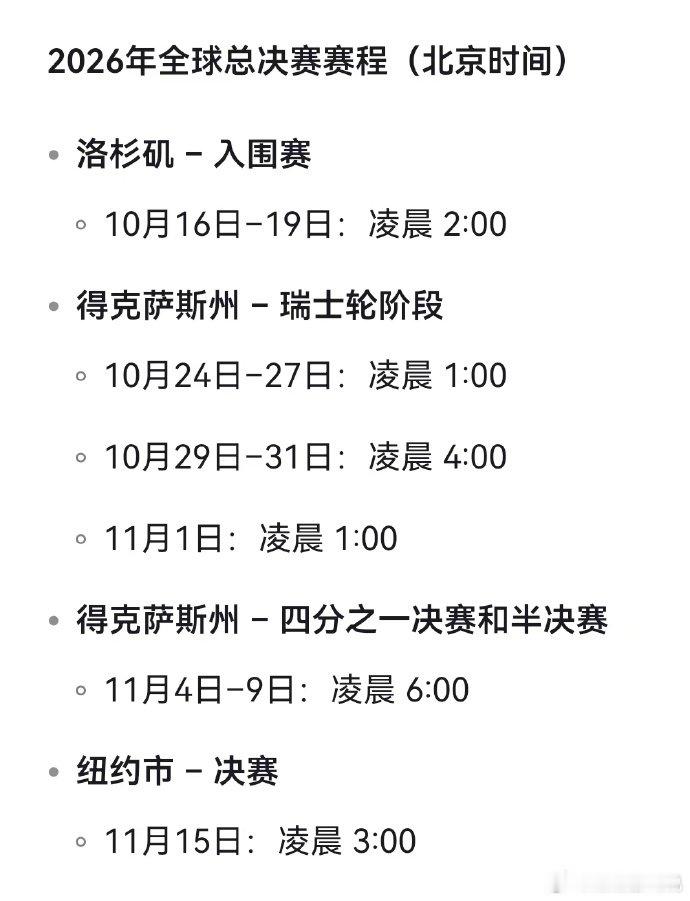 啊？又要通宵看比赛了啊，看来白天上班只能找机会摸鱼睡觉了

#S16赛程##看S16要通宵了# ​