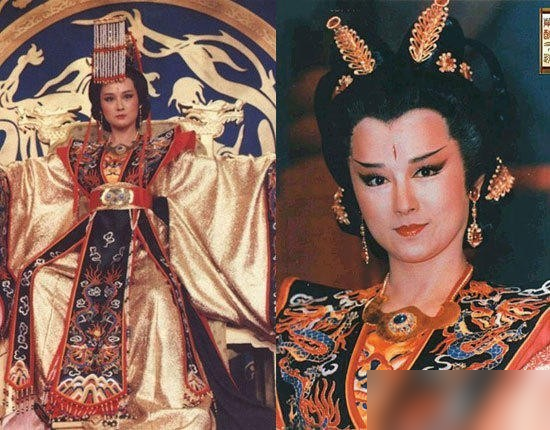 刘晓庆40岁演14岁武媚娘，全剧组没一个人信。
毛戈平拎着个塑料袋去试妆，镜子里的人一出来，刘晓庆扭头就跟导演说，就是他吧。
后来才知道，这活儿是在同一个宫殿里，早上拍15岁，下午拍70岁。
鼻翼打阴影，下颌收深褐，平光一打，脸瞬间光溜。毛戈平那会儿还跟灯光组较劲，说少女戏必须用平光，一条褶子