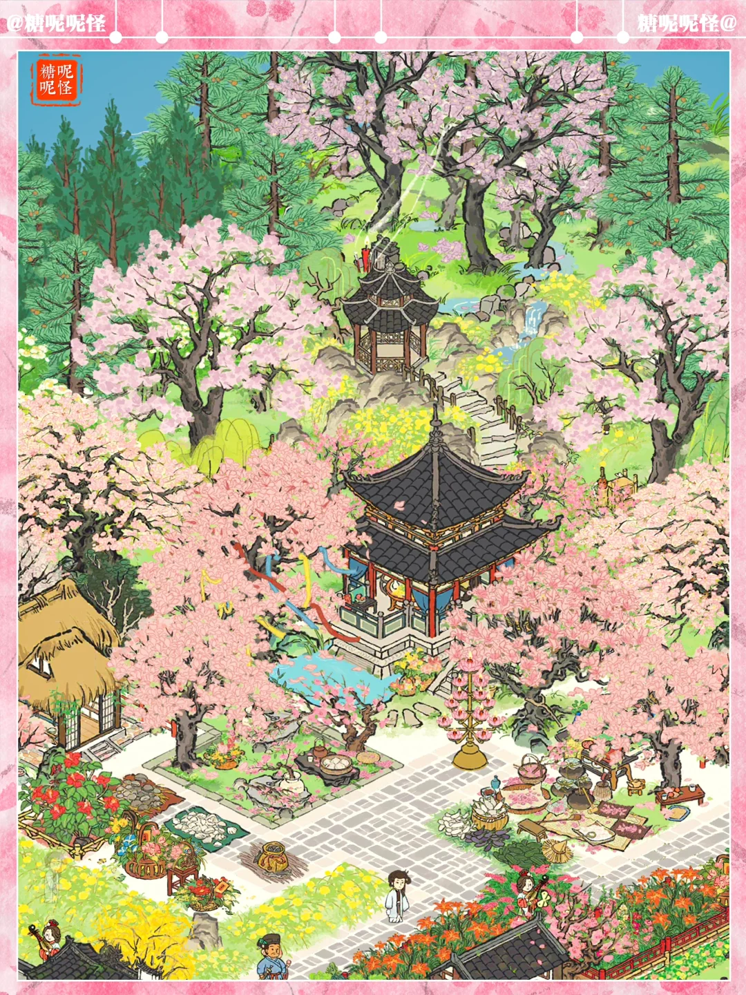 ✨桐花深处✨的完美诠释，樱花尽头是桐花🌸