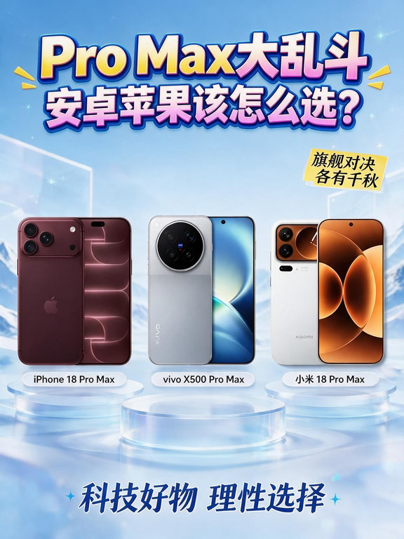 Pro Max 大乱斗！安卓苹果怎么选？