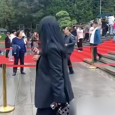 李湘在韶山被拍到了，身边跟着个灰西装中年男人，两人走得飞快，全程没抬头。
路人认出她喊名字想合影，她没停步，表情淡淡的直接走开。国庆假期景区人挤人，她穿着黑色廓形西装，墨镜长发，瘦得整个人薄了一圈，专挑人少的地方钻。
这状态跟早几年完全两个样。那会儿她走到哪儿都是前呼后拥，现在身边没助理没保镖，