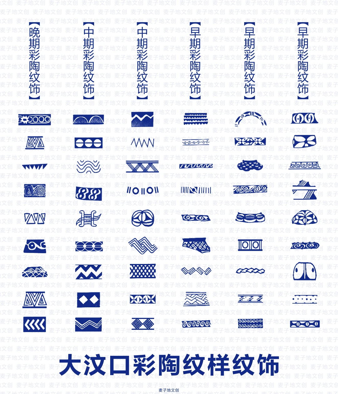 大汶口彩陶纹样纹饰