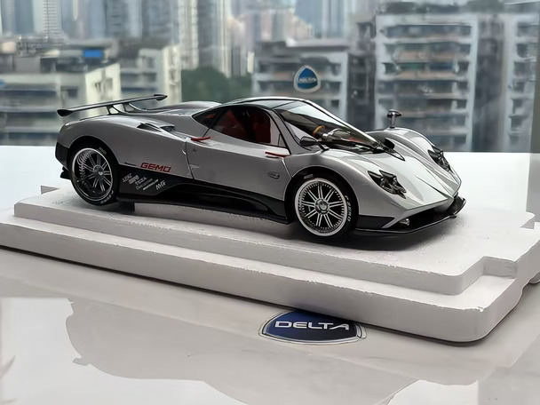 1:18 AR 帕加尼Zonda F 2005日内瓦车展发布款 银色
#delta汽车模型 #重庆汽车模型店 #帕加尼