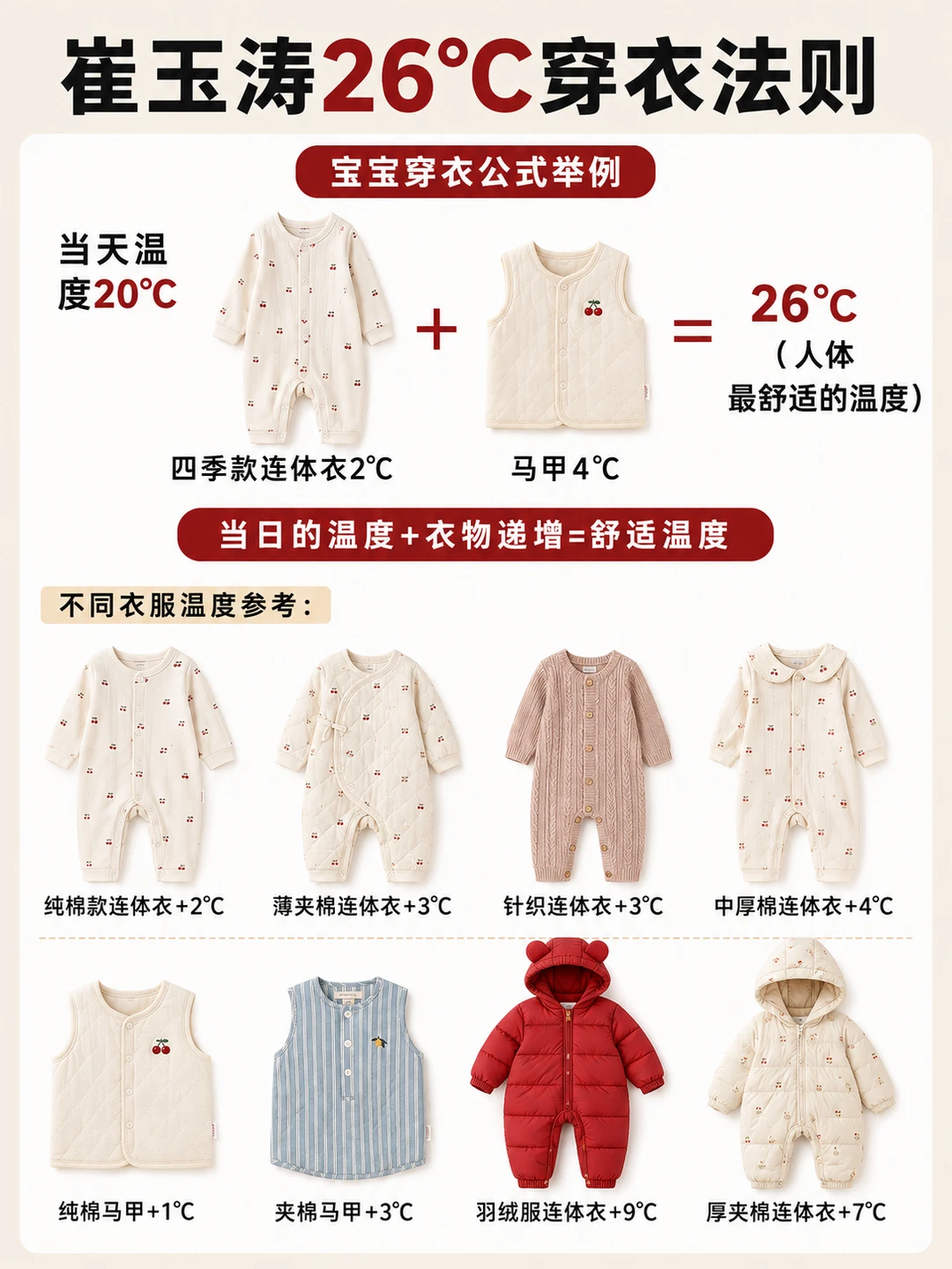 宝宝衣服怎么穿 ，新手爸妈速看👀