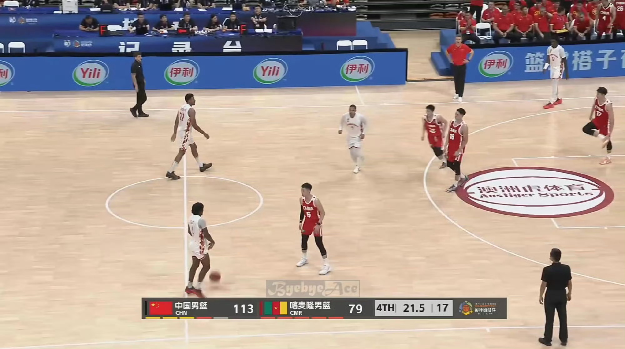 中国男篮113-79战胜喀麦隆！ ​​​​全队三分球31投16中！廖三...