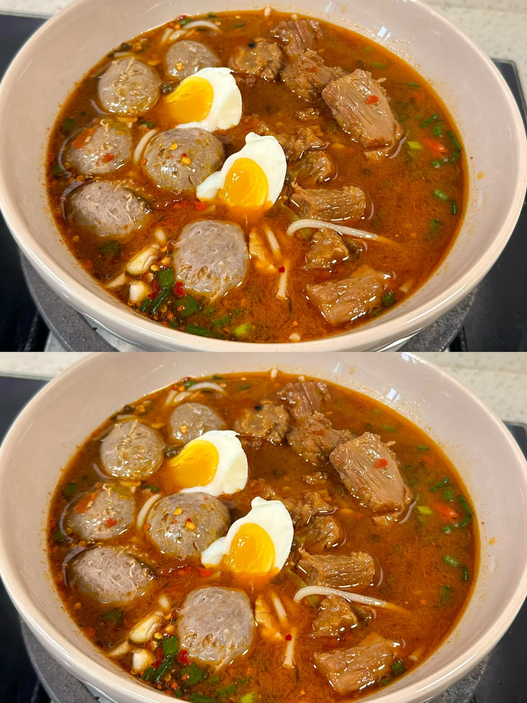 好吃到舔盘的原汤牛肉粉 料比粉多巨满足😌