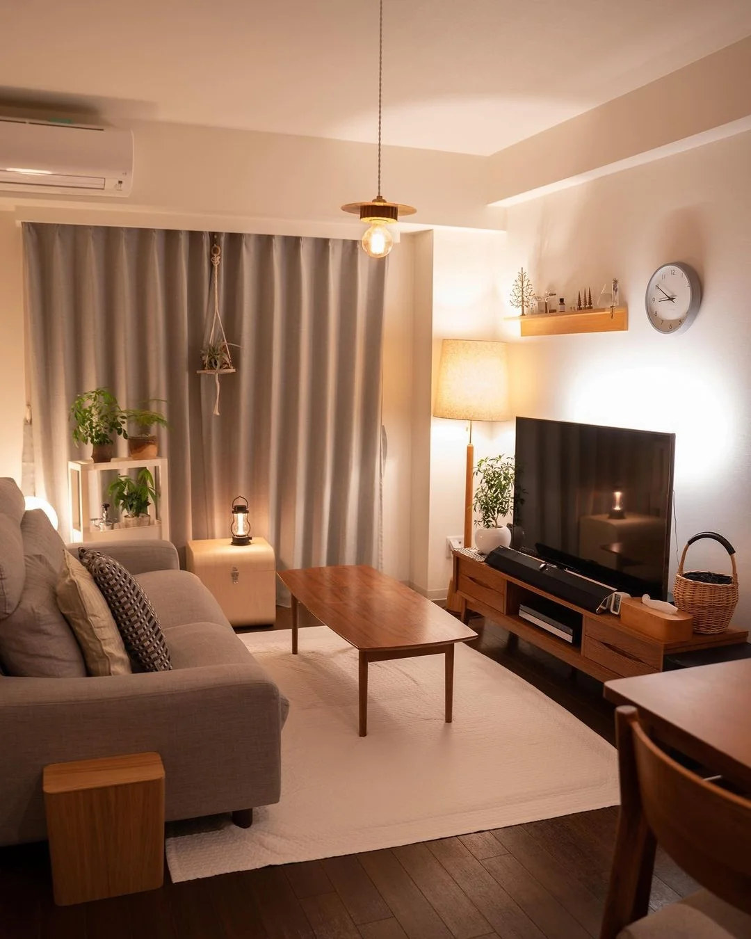 治愈系原木风日式家居，小户型就这样装！