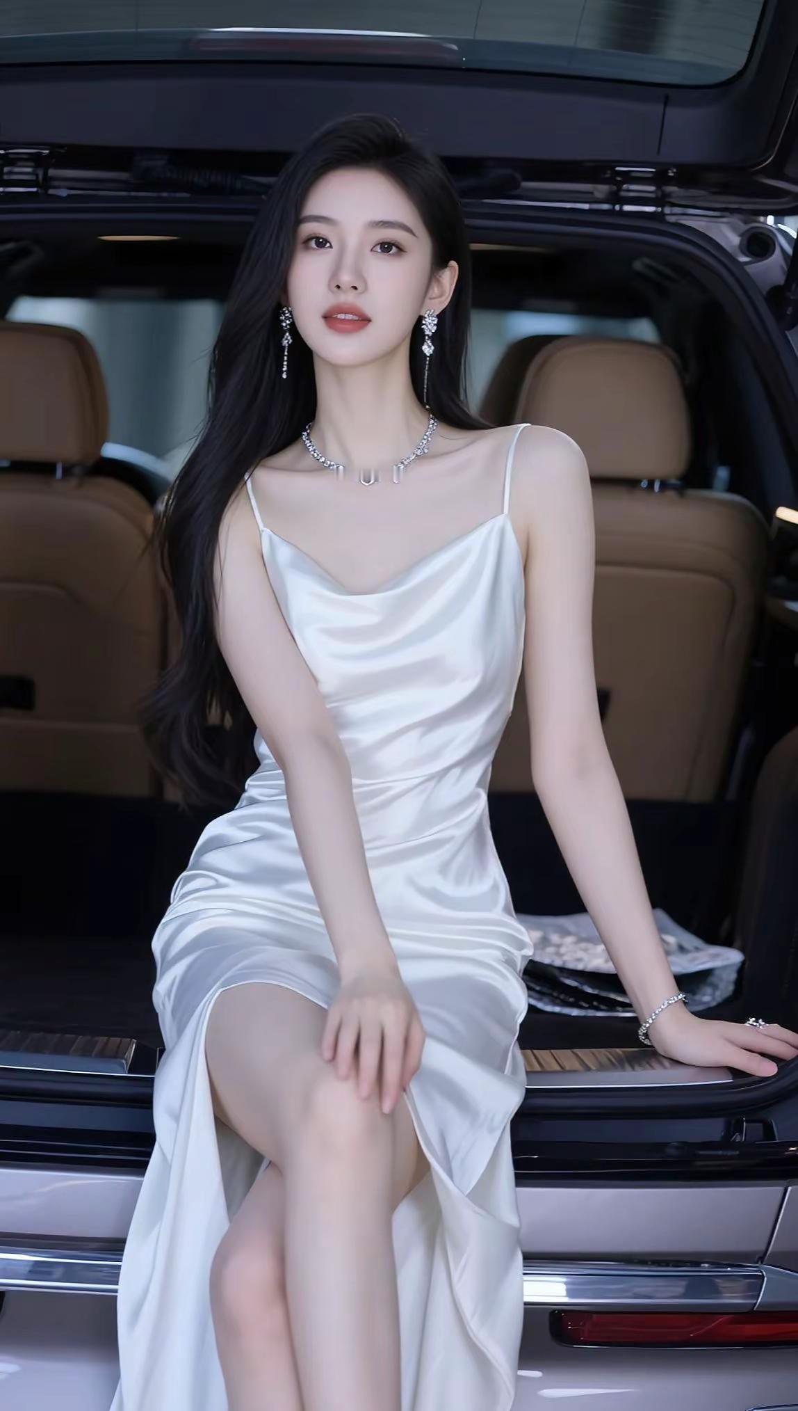 <p>AI露背车模写真 ai创作 女孩写真 颜值 <!--{img:0...