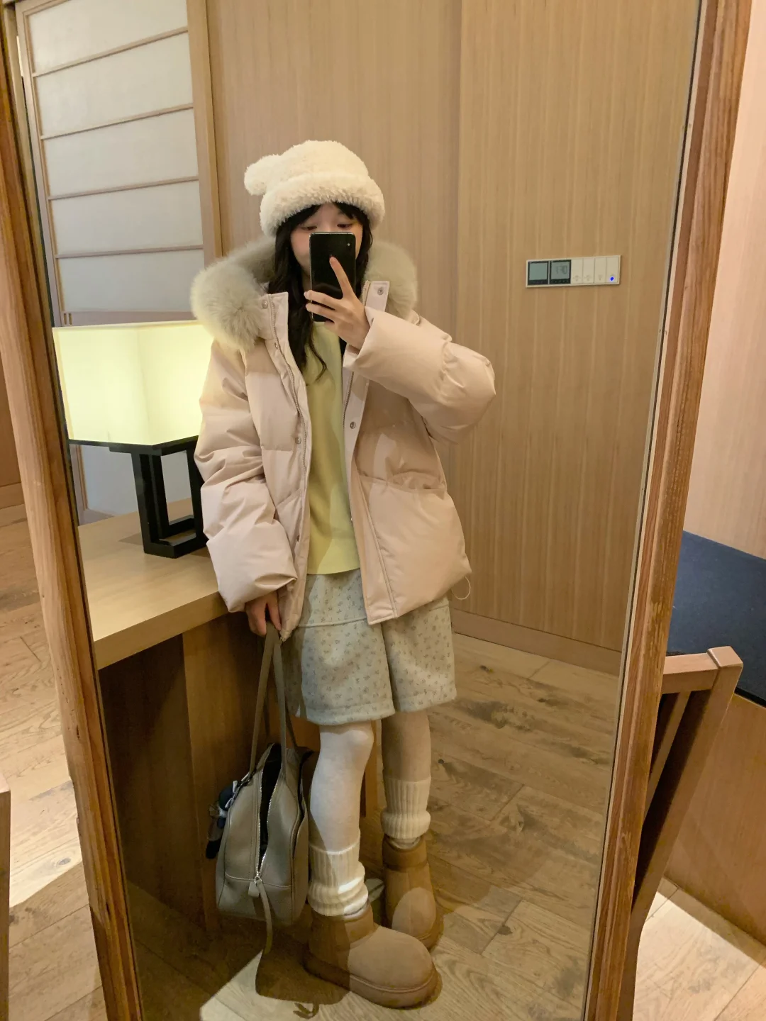 这个冬天是粉色的！💕