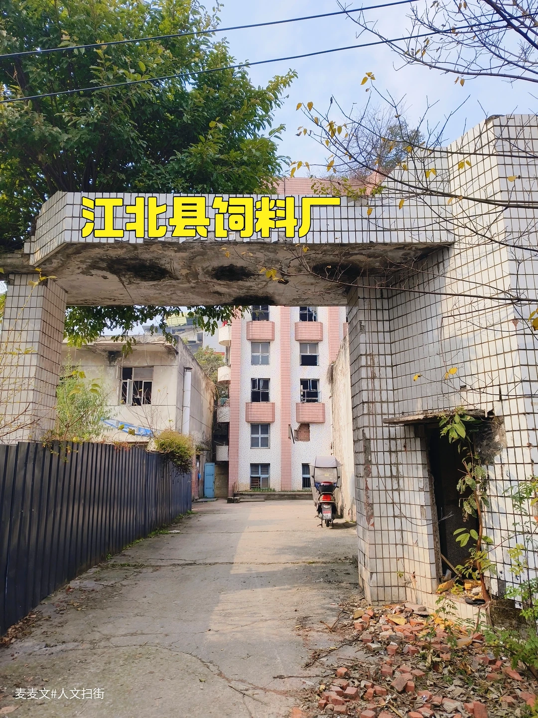 【渝北】饲料公司的岁月痕迹在老墙上说话