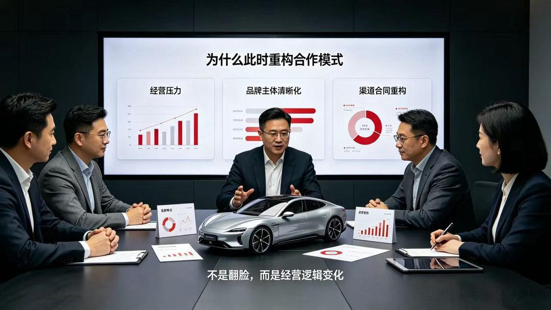 赛力斯此时提出新合作模式：不是翻脸，而是逼到必须重构
​​观点很明确：赛力斯选择此时提出与华为的新合作模式，不是突然翻脸，而是经营压力、品牌成长和渠道重构共同倒逼的结果。过去那种强绑定华为前台运营的方式，已经难以支撑问界继续向上；赛力斯必须在品牌自主权、渠道效率和经营结果之间重新 ​