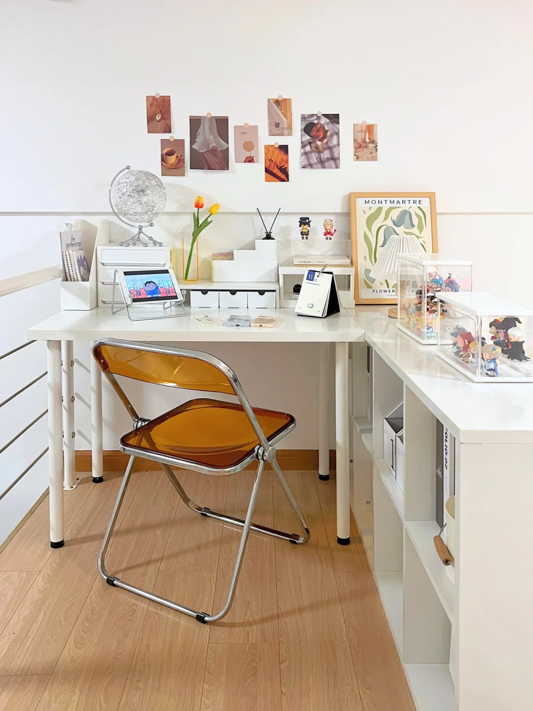 卧室改造|400拥有L形半包围书桌+半包围床