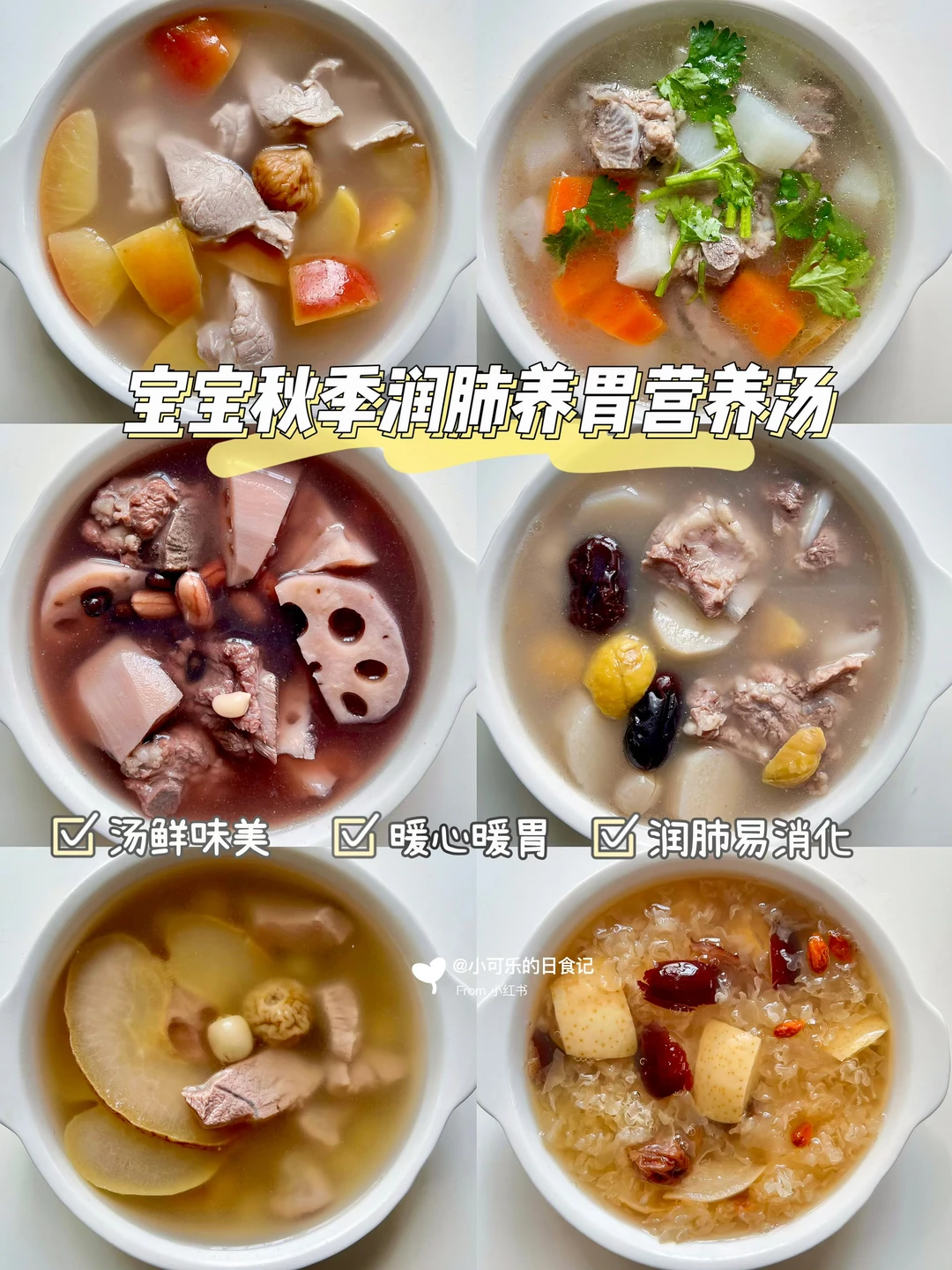 秋冬补铁补钙营养汤‼️健脾养胃 好喝易做