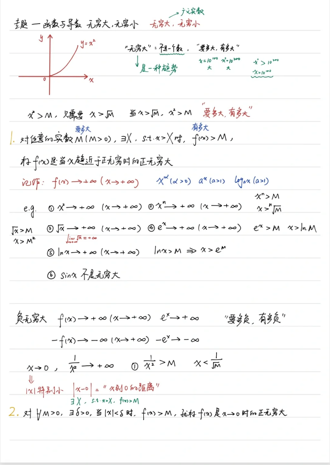 分享干货|培优专题——无穷大、无穷小 ∞