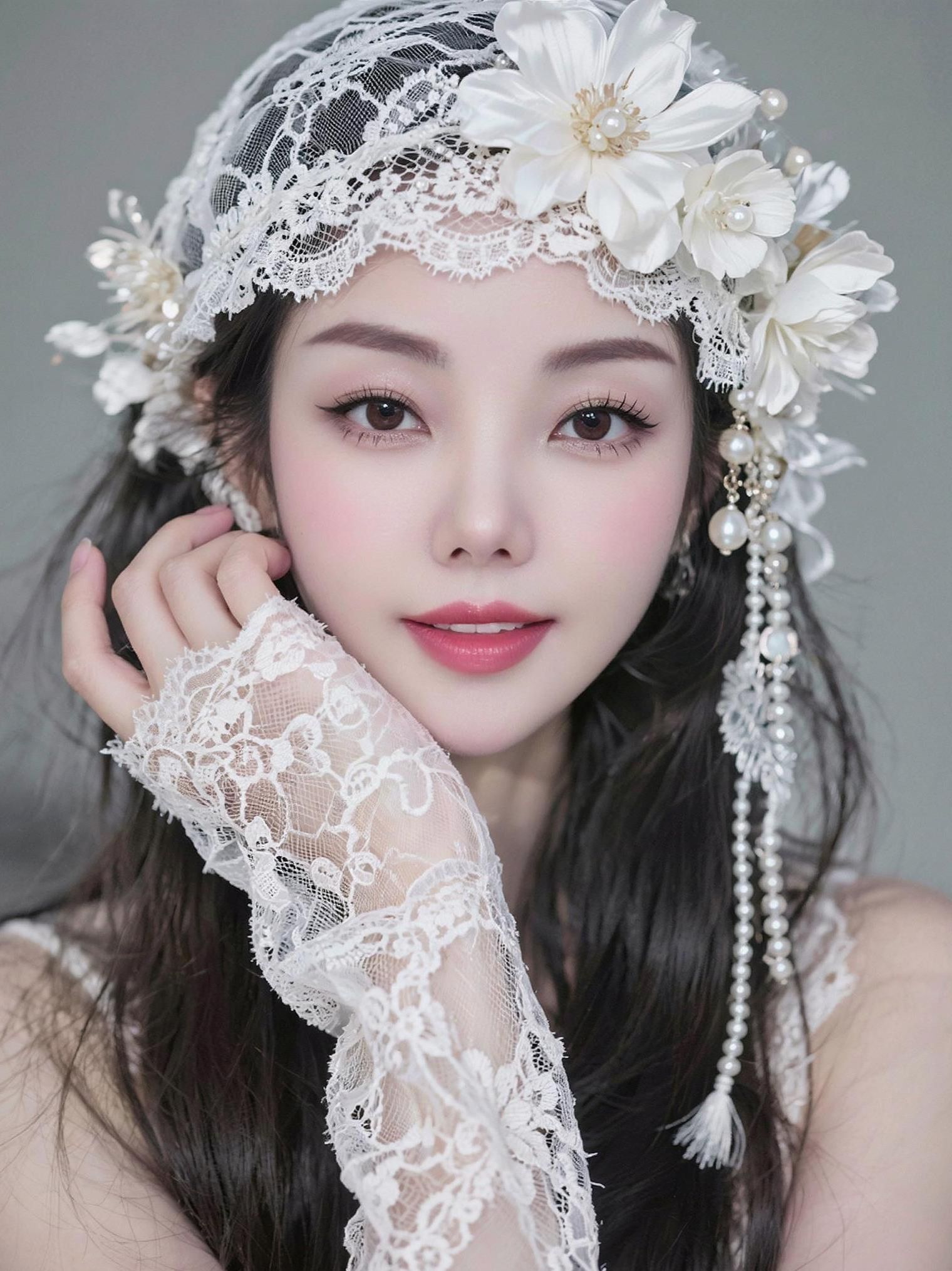 <p>AI蕾丝梦幻照  ai创作 甜美写真 甜美小姐姐 <!--{im...