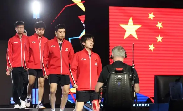 冲击12连冠！中国队3-1胜法国，成功晋级世乒赛男团决赛  世乒赛男单...