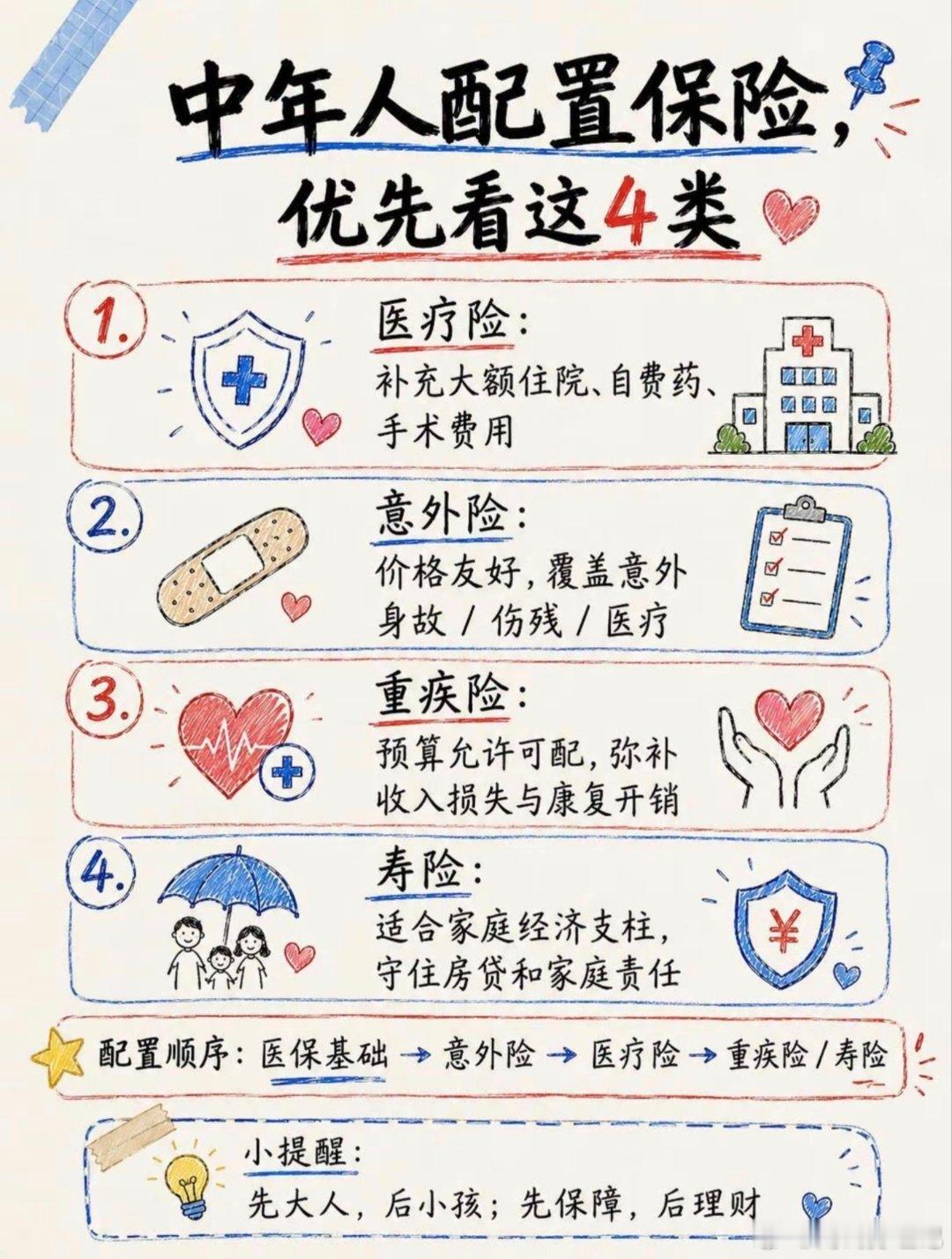 中产家庭其实很脆弱。
 
看起来有房、有车、有稳定收入，孩子能上学，老人能照顾。
但只要一个人倒下，整个家庭现金流可能立刻受影响。
 
因为中产家庭的支出，往往是刚性的：
房贷、车贷、孩子教育、老人赡养、生活开支，一样都停不下来。
 
如果这时家里有人得了重病，问题就不只是医疗费。
还有收入 ​