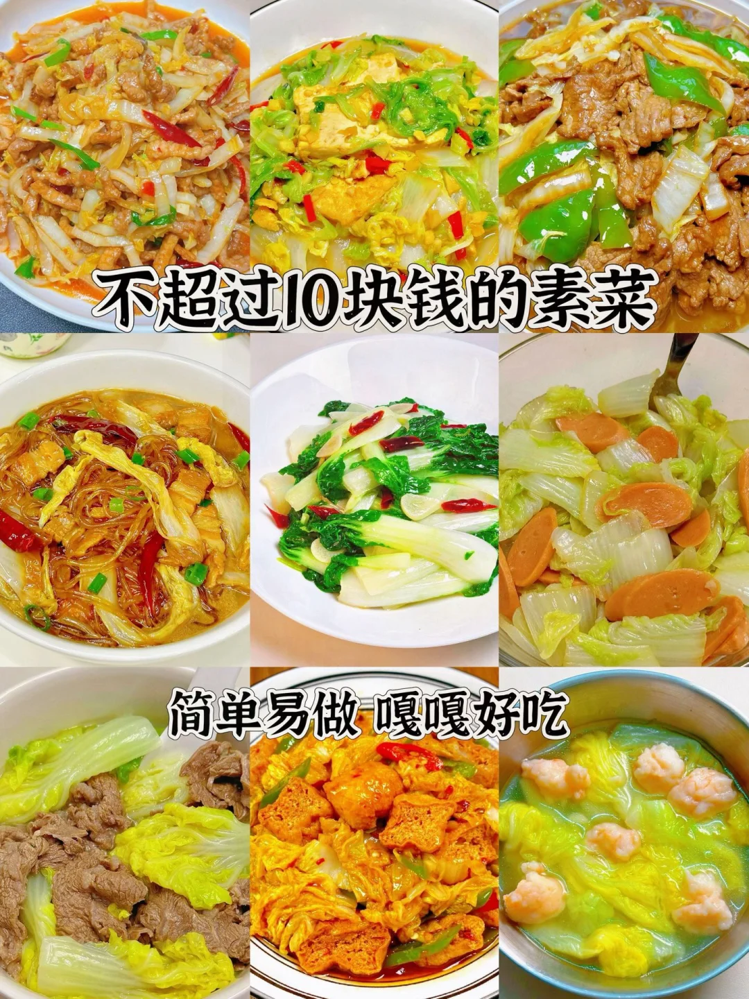 超简单家常菜，学会你也是大厨