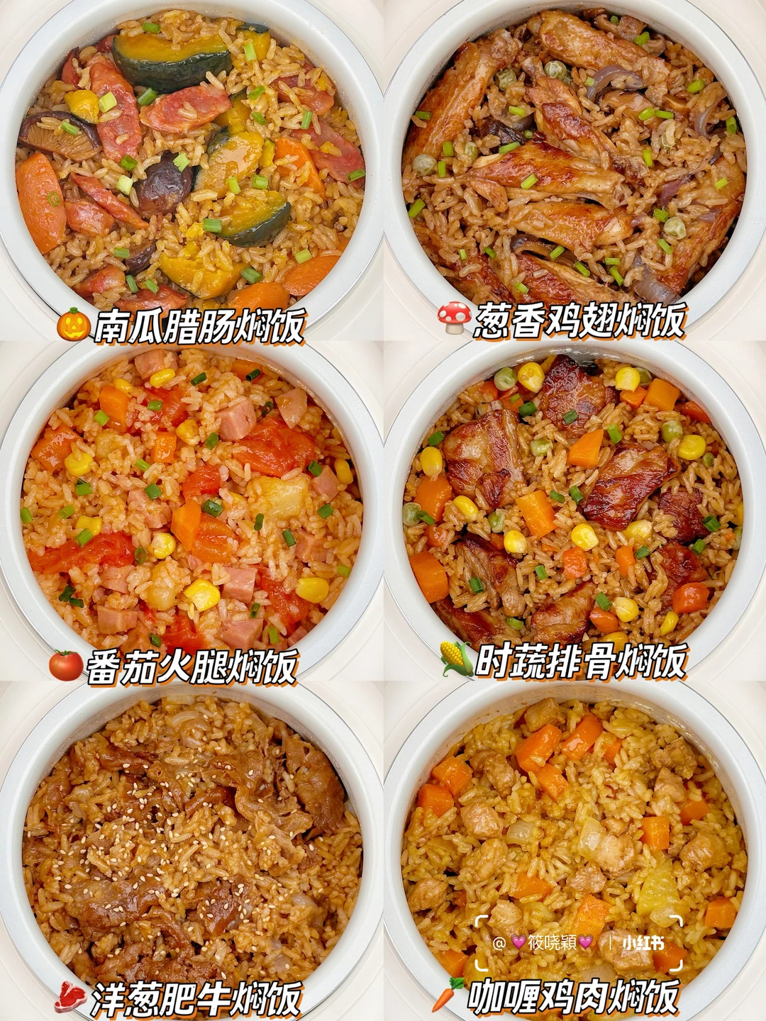 6款懒人焖饭合集🔥荤素搭配 营养美味‼️