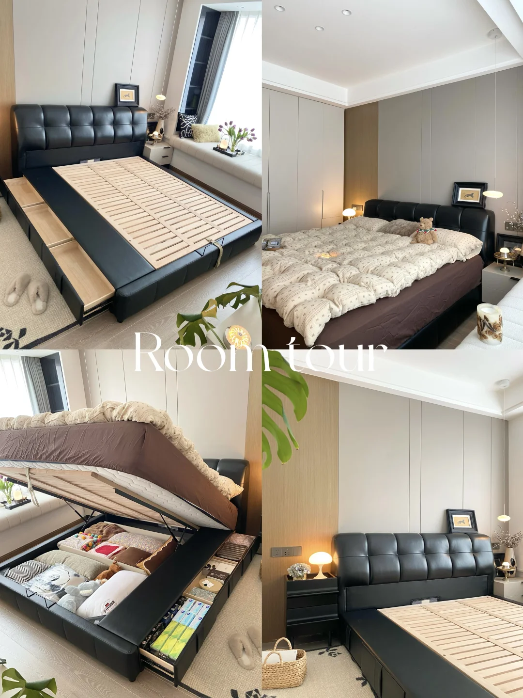 别再乱买了！小户型的尽头就是这张储物床～