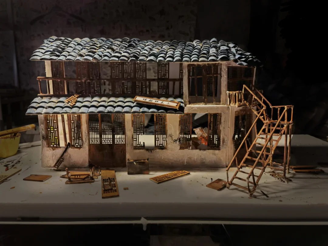 睡不着觉，发一个为时三周制作的粗糙微缩模