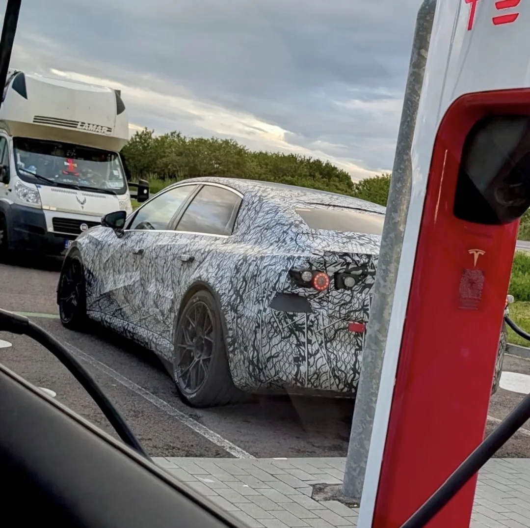 Mercedes-AMG C-Class Electric spotted