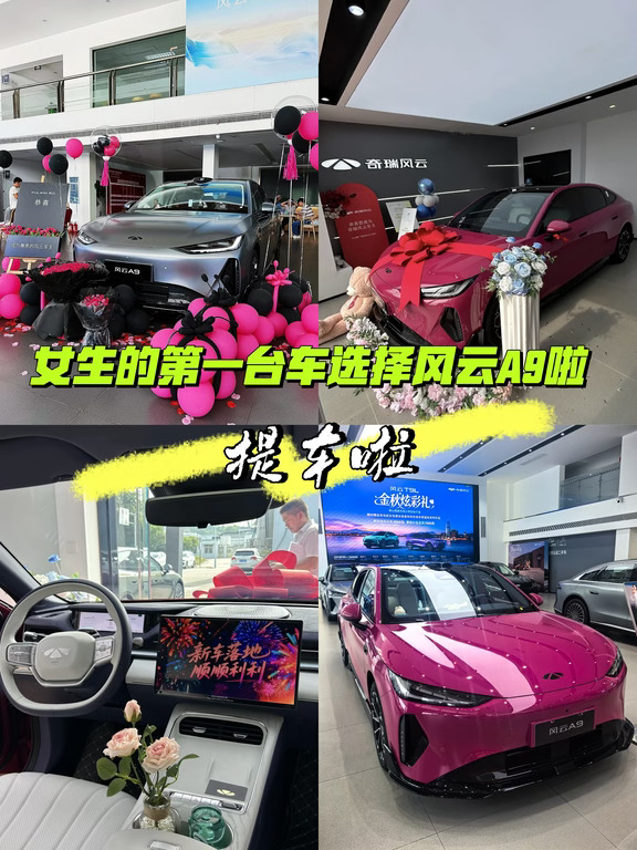 女生的第一台车|拿下红点轿跑风云A9
