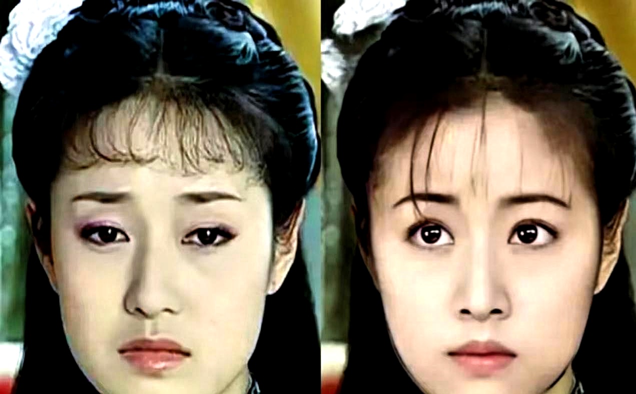 98年琼瑶挑中林心如演紫薇，靠的是那双又大又亮、连哭都得等台词说完的大眼睛，结果到了03年第三部，换成眼睛不大、笑起来弯弯的马伊琍，照样把这个角色给稳稳立住了。
 

当年开拍前，不少人觉得马伊琍那股柔劲儿不够，琼瑶甚至专门叮嘱她，要想演好紫薇得先收一收身上的倔脾气。可顶着换角骂声播出来以后，大家才