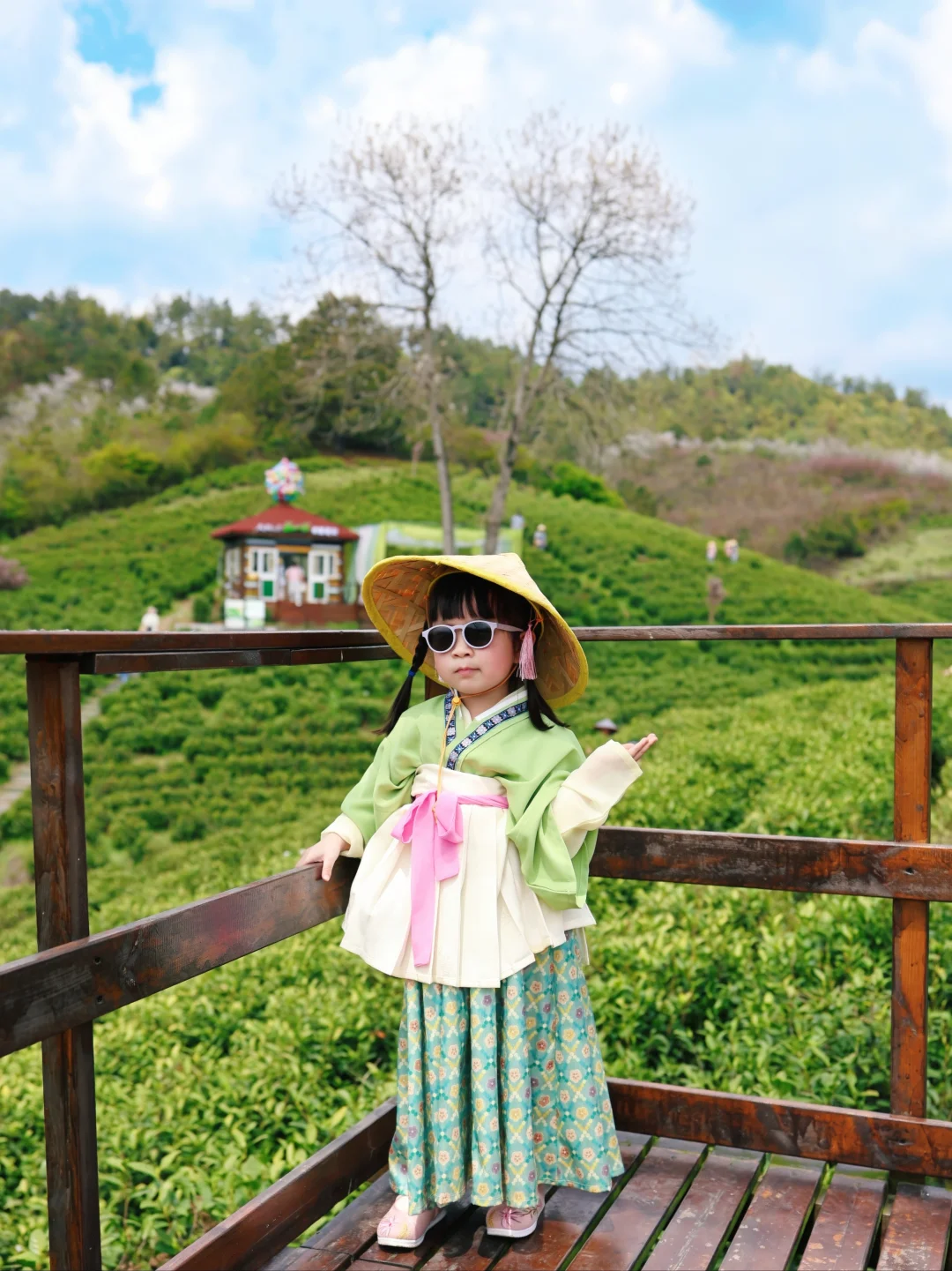 春日限定浪漫✨汉服小茶农的一天也太治愈了