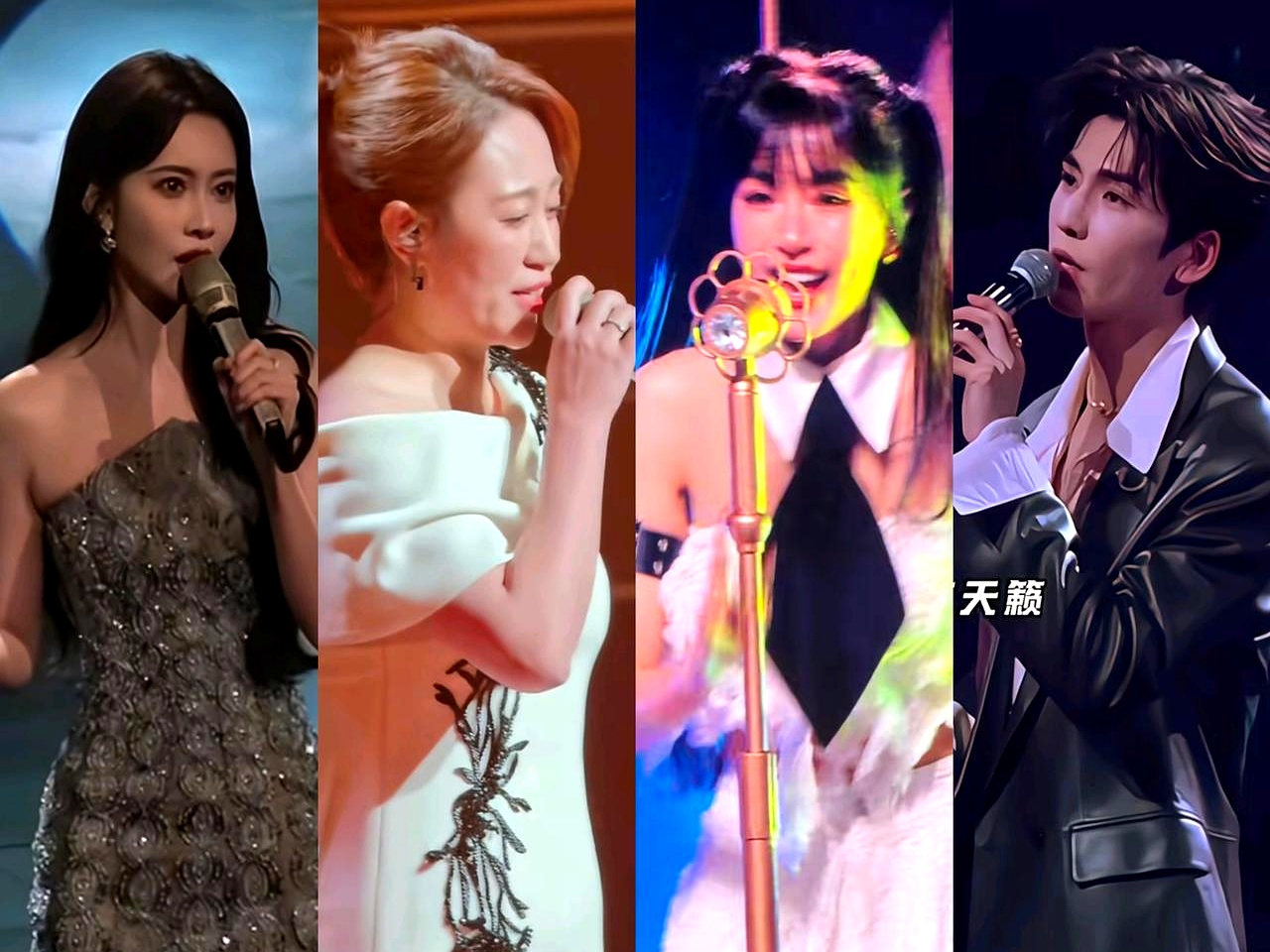 湾区升明月这场晚会，最离谱的一幕直接把人看笑了：同台演出的刘雨昕一扭头，发现谢金燕胸前的麦克风居然是反的，身上甚至没有收音设备，音响里的歌声却一秒没停，稳稳输出
 

更绝的是张凌赫，跟欧阳娜娜合唱全程平稳，听不见一丝喘气声。最扎心的是曲子刚停，他下意识对着话筒说了句“谢谢”，现场一片死寂，半点动静