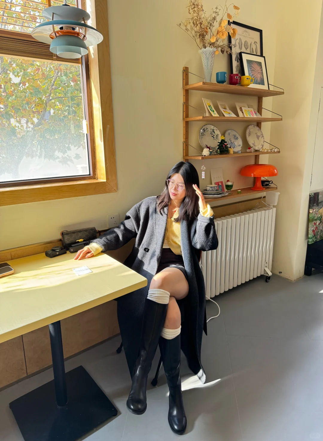 冬日午后的阳光暖烘烘的☕️