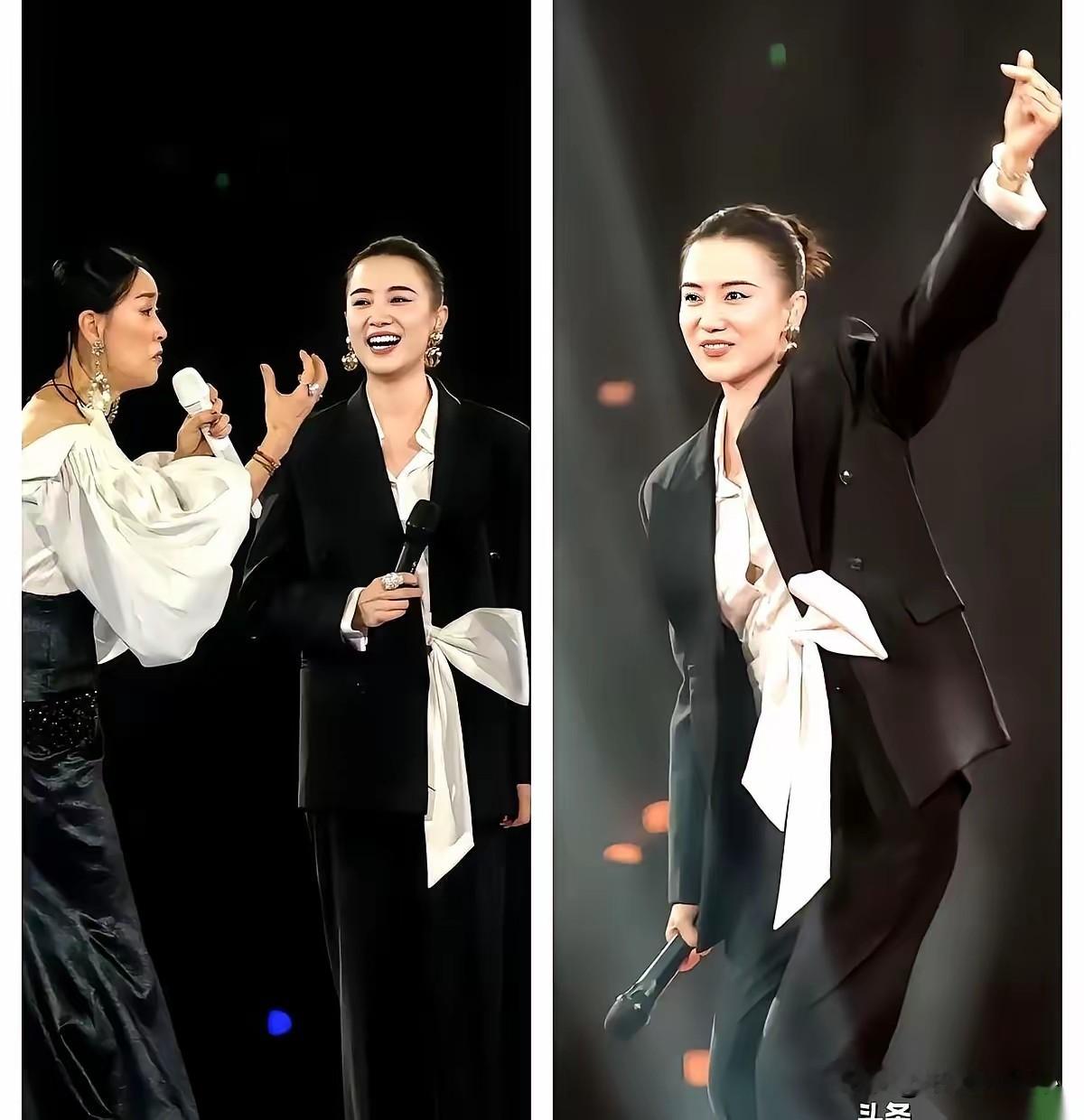 那英演唱会现场彻底被宋佳惊艳全场！不靠滤镜不玩人设，中年状态吊打一众女星，演技封神就算了，唱歌还堪比专业歌手。
 
娱乐圈最不讲道理的逆袭，完全体现在宋佳身上。很多明星都是越老越憔悴、状态掉线，唯独宋佳反着来。年轻时候长相平平毫不起眼，到了中年，气场、颜值、业务能力全方位暴涨，直接卷疯整个演艺圈。