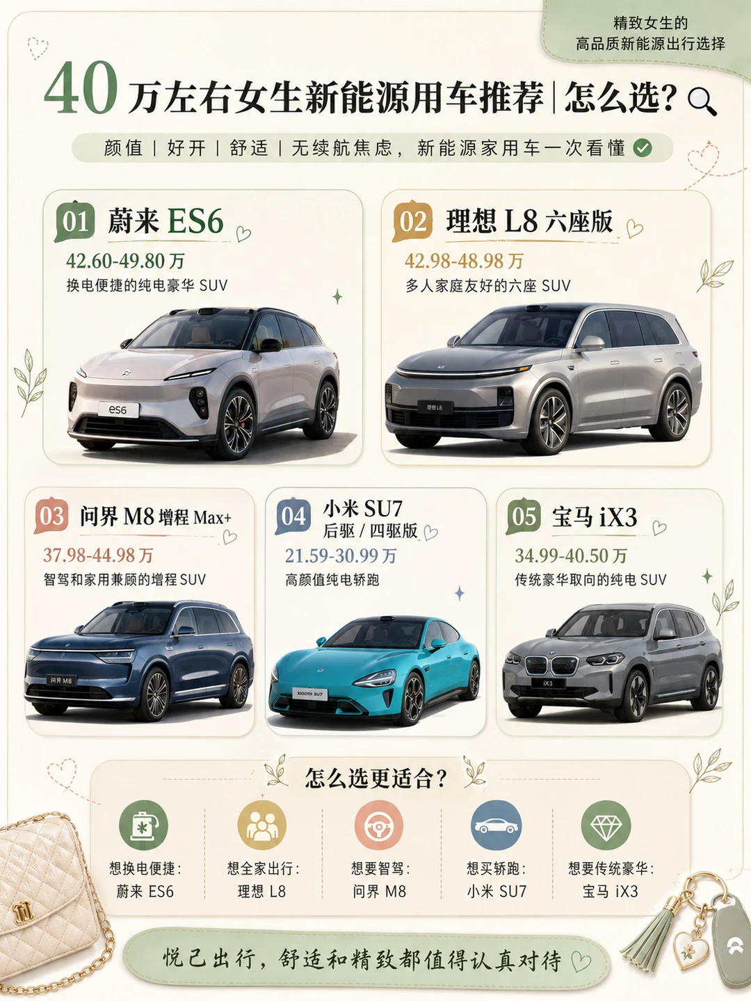 40 万预算选新能源，到底买哪台？