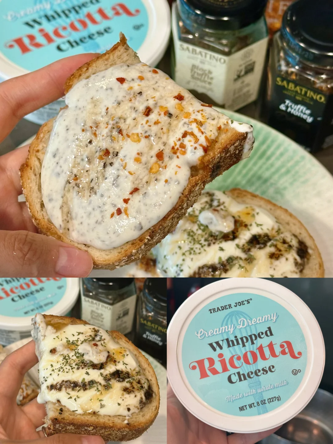 缺德舅秒搞定餐厅26🔪WhippedRicotta吐司🧀