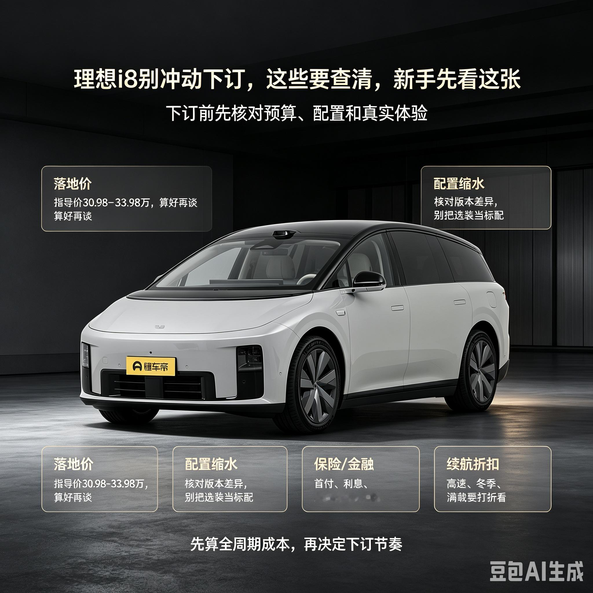理想i8别冲动下订 这些先查清