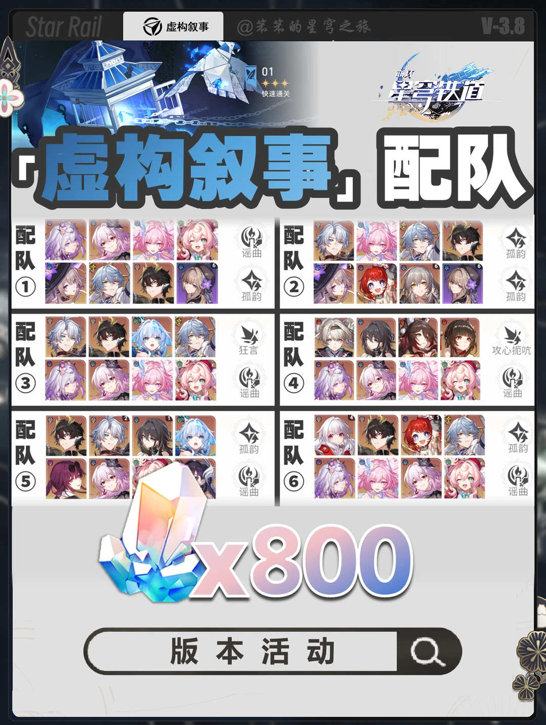 最新一期虚构叙事，依旧主推们的天下