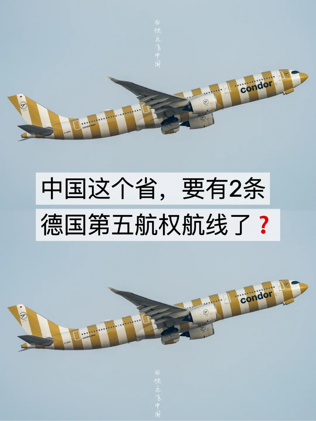 中国这个省，要有2条德国第五航权航线了❓