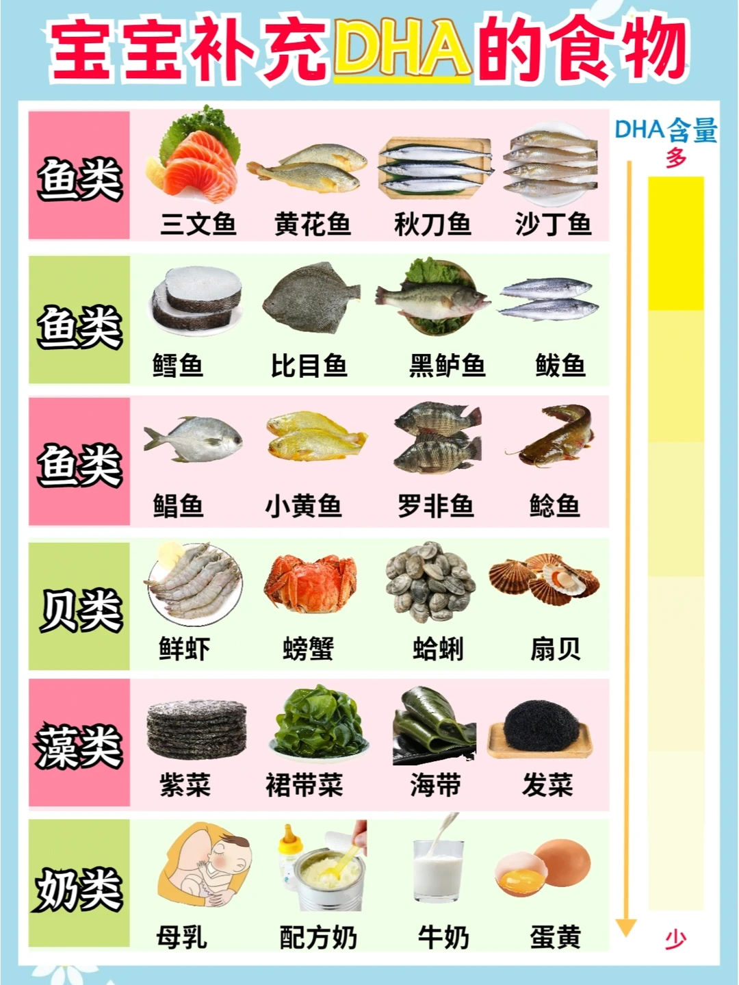 ㊙️抓住宝宝大脑发育黄金期❗DHA补充指南