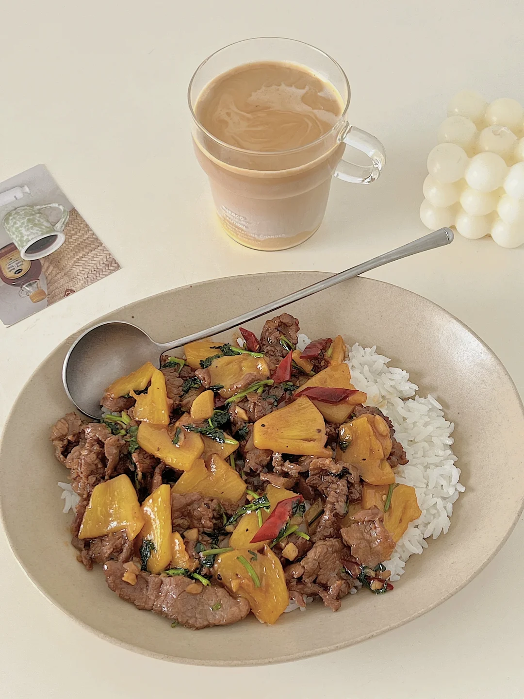 谁懂啊❗️这碗饭让我放弃外卖🥡菠萝牛肉盖饭