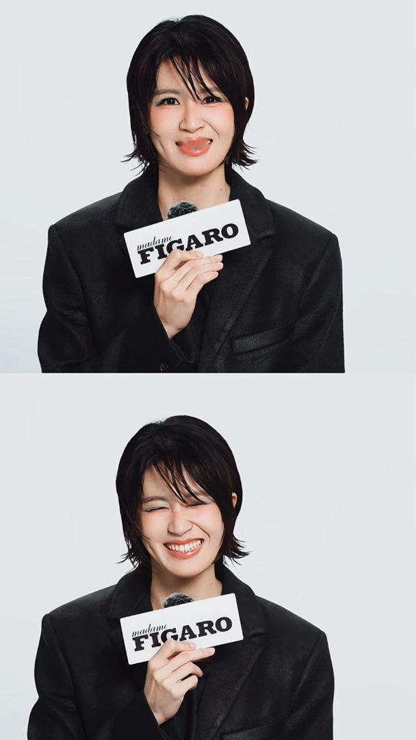 #曾沛慈首本主流女刊费加罗# Archive #冰美式很喜欢曾沛慈# 

一身黑衣，一颦一笑皆是独有的松弛氛围感。

​