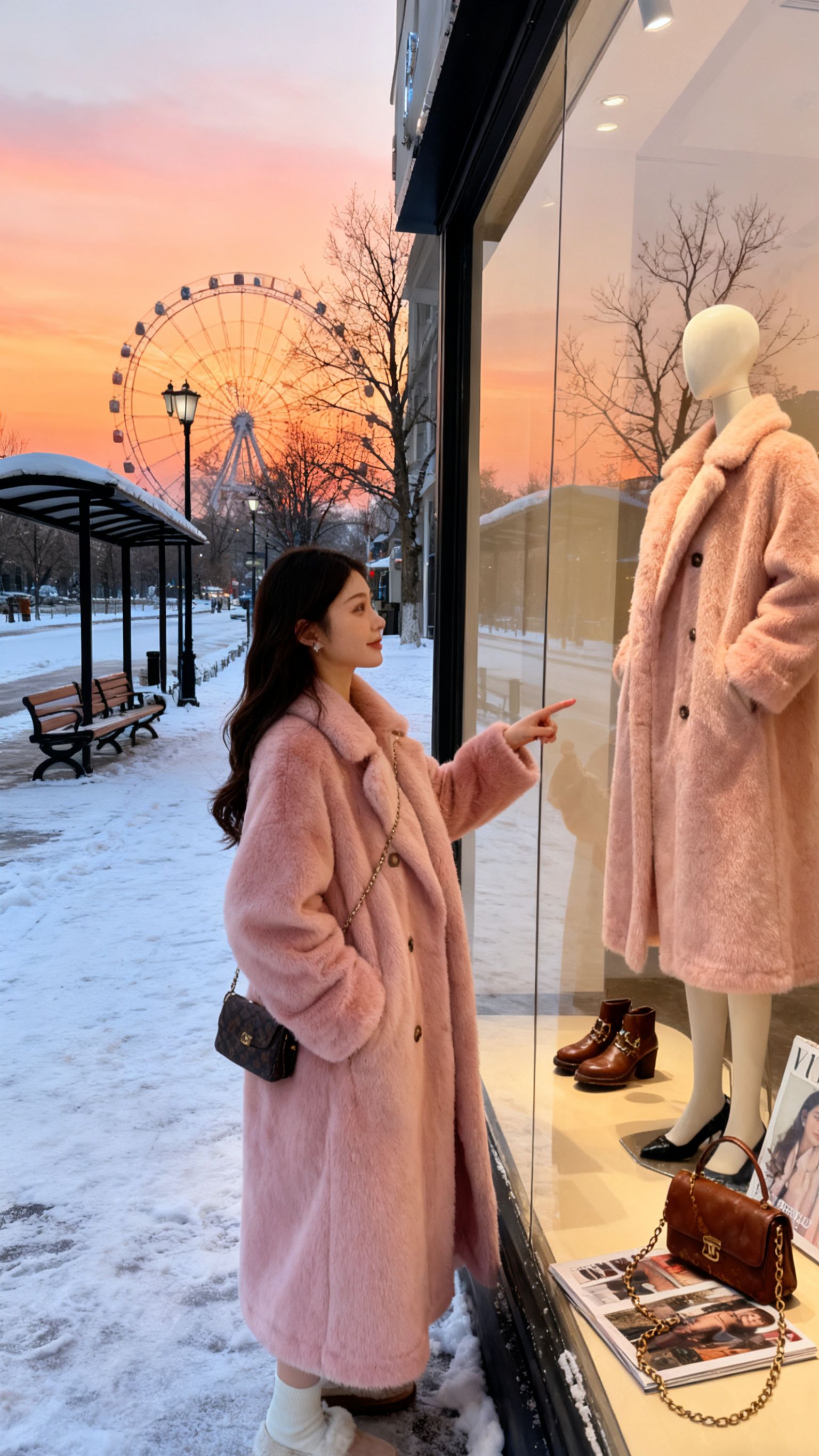 <p>这也太好看了 街拍小姐姐穿搭秀 名媛气质 水貂毛 <!--{im...