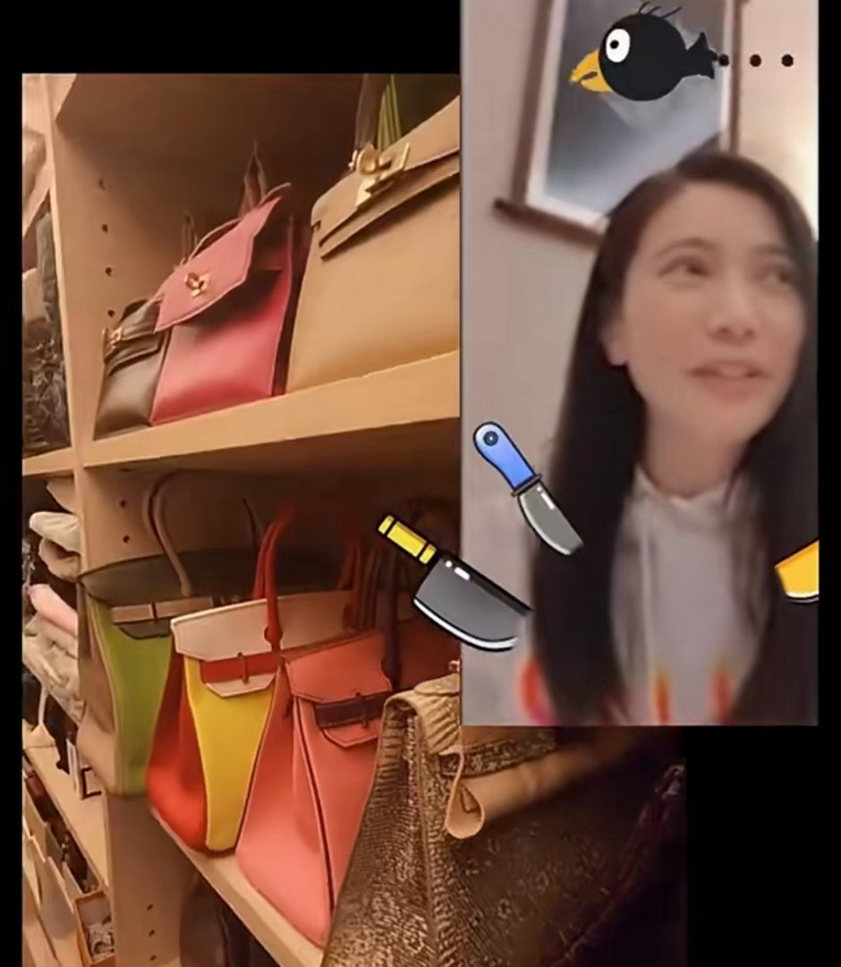 #向太跟袁咏仪视频展示满墙的爱马仕# 粉紫灰三拼色铂金包色调柔和高级，这类绝版拼色款，是资深藏家很向往的收藏单品。 ​
