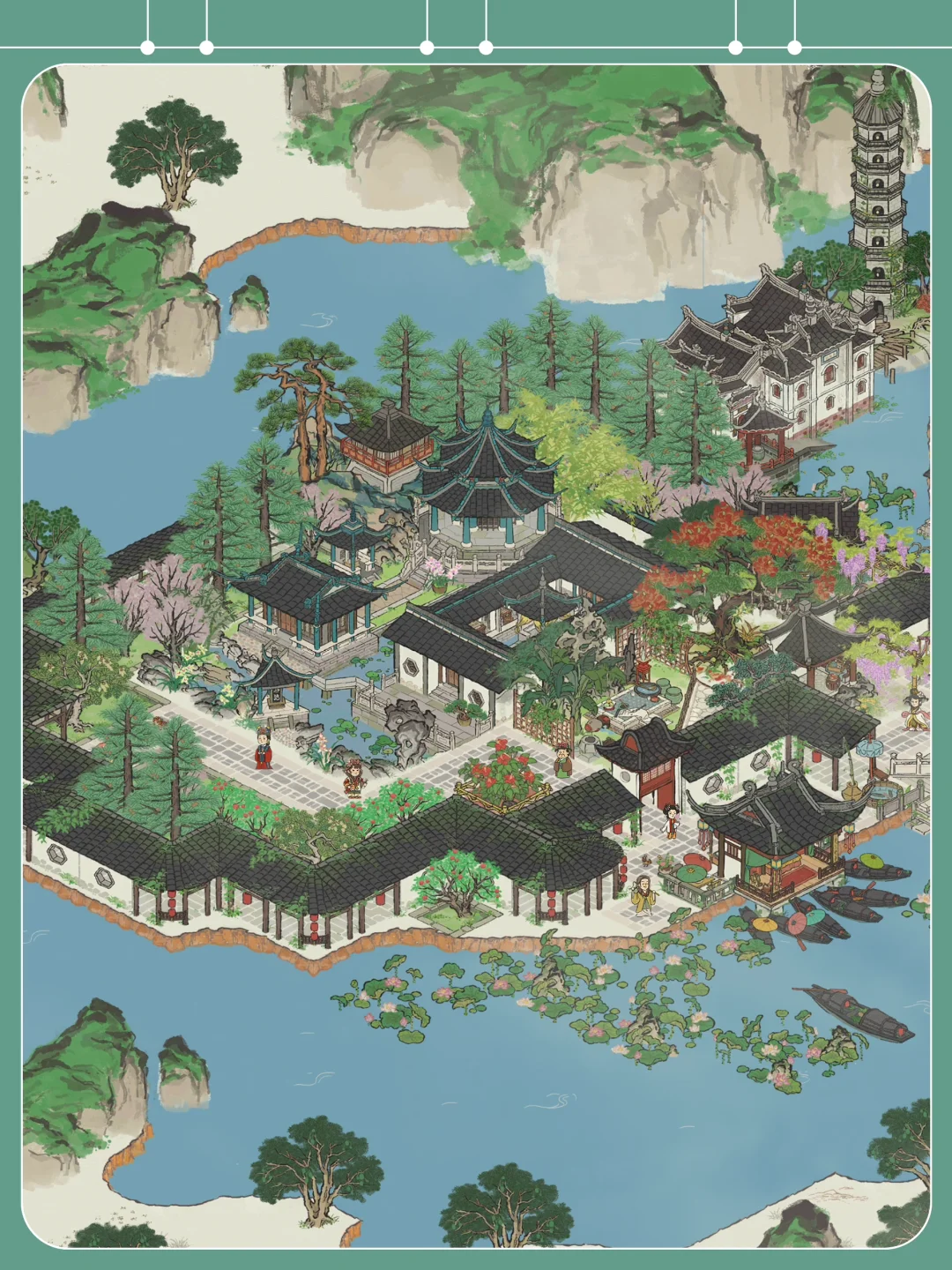 妥妥的滨水景观走廊·绍兴府兰亭布局
