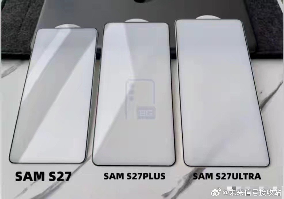 三星 Galaxy S27 系列钢化膜曝光：正面设计基本没变，屏幕尺寸公开 ​