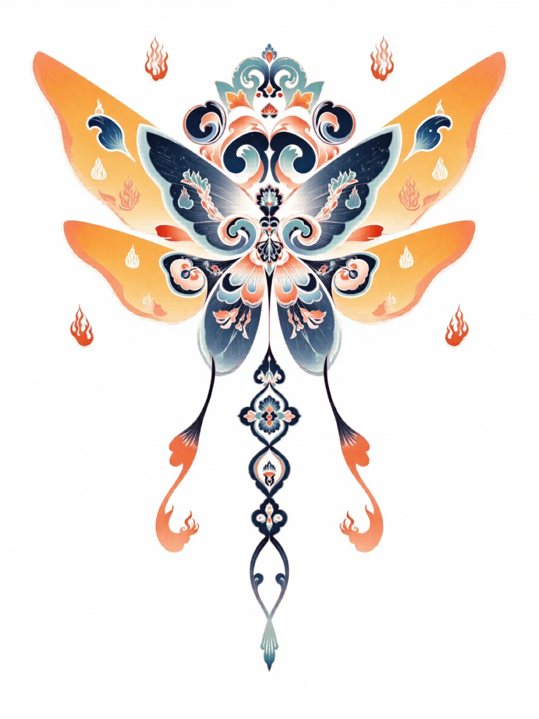 中国传统纹样lora模型